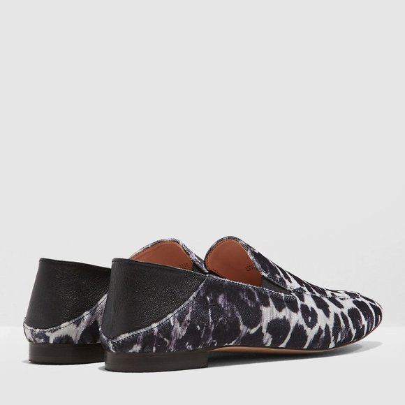 J Crew Velvet Leopard Lanie Loafer Size 6.5 Women's - Picture 2 of 3